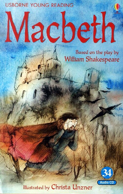 Usborne Young Reading Set 2-34 : Macbeth (Paperback + Audio CD 1장)