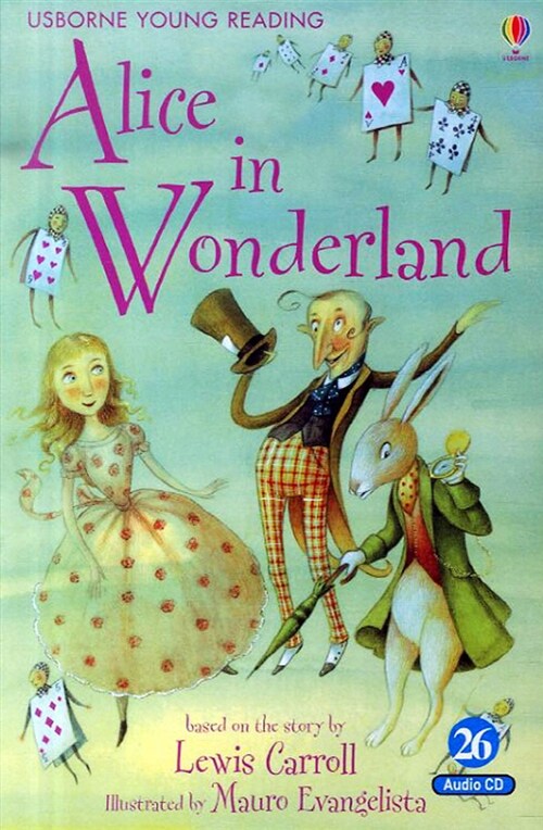 Usborne Young Reading Set 2-26 : Alice in Wonderland (Paperback + Audio CD 1장)