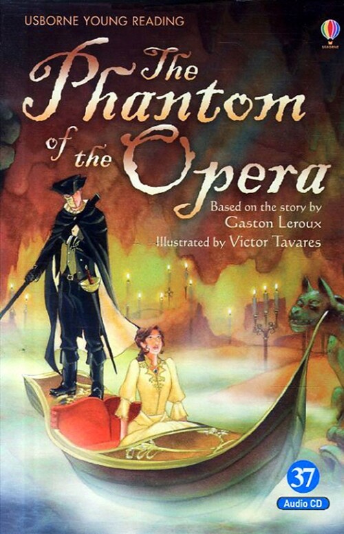 Usborne Young Reading Set 2-37 : The Phantom of the Opera (Paperback + Audio CD 1장)