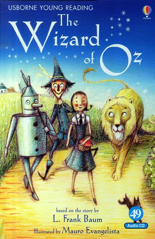 Usborne Young Reading Set 2-49 : The Wizard of Oz (Paperback + Audio CD 1장)