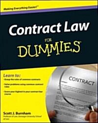 [중고] Contract Law for Dummies (Paperback)