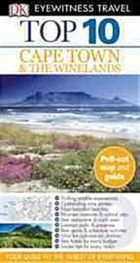 Dk Eyewitness Travel Top 10 Cape Town & The Winelands (Paperback, Map, FOL)