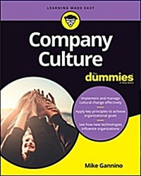 Company Culture for Dummies (Paperback)