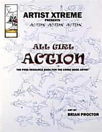 All Girl Action Pose Reference Book (Paperback)