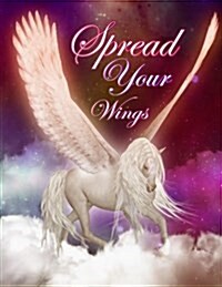 Spread Your Wings: Large Size Internet Password Organizer 8 1/2 x 11, Large Print Book (Paperback)