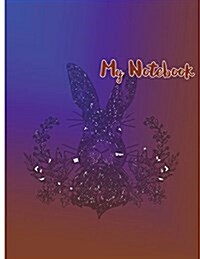 My Notebook: Unlined Notebook - Large (8.5 X 11 Inches) - 100 Pages (Paperback)