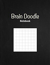 Brain Doodle Notebook: 1/2 graph ruled, 100 Pages (Paperback)