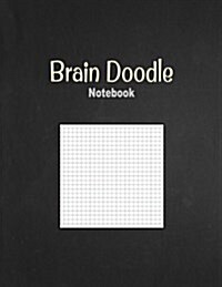 Brain Doodle Notebook: 1/6 Graph Ruled, 100 Pages (Paperback)
