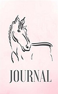 Journal: Pink Unicorn Bullet Grid Journal, Cream Paper (Paperback)