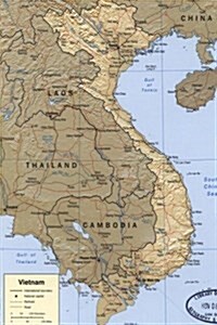 Current Map of Vietnam Journal: Take Notes, Write Down Memories in This 150 Page Lined Journal (Paperback)