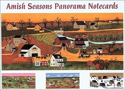 Amish Seasons Panorama Boxed Notecards [With 12 Envelopes] (Novelty)
