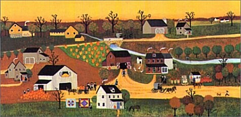 Amish Seasons Panorama Prints: Harvest (Other, Small Print)