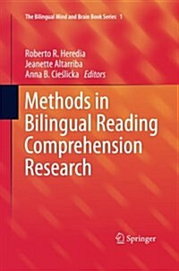 Methods in Bilingual Reading Comprehension Research (Paperback, Softcover Repri)