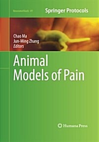 Animal Models of Pain (Paperback, Softcover Repri)