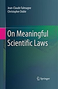 On Meaningful Scientific Laws (Paperback, Softcover Repri)