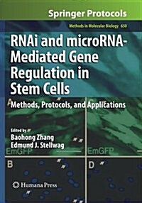 Rnai and Microrna-Mediated Gene Regulation in Stem Cells: Methods, Protocols, and Applications (Paperback, Softcover Repri)