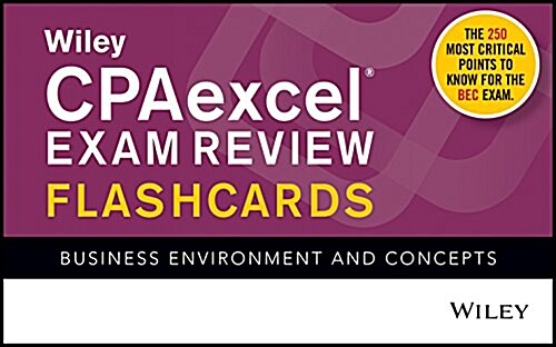 Wiley Cpaexcel Exam Review Flashcards (Cards, 2nd, FLC)