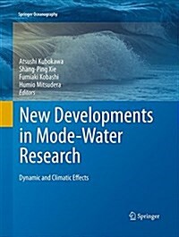 New Developments in Mode-Water Research: Dynamic and Climatic Effects (Paperback, Softcover Repri)