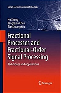 Fractional Processes and Fractional-Order Signal Processing : Techniques and Applications (Paperback, Softcover reprint of the original 1st ed. 2012)