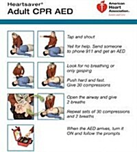 Heartsaver Adult CPR AED Wallet Card: Pack of 100 (Other)