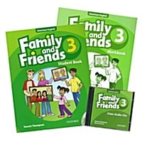 American Family and Friends 3 : Student Book + Workbook + Audio Class CD