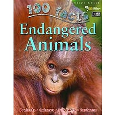 100 Facts Endangered Animals (Paperback)
