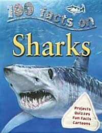 [중고] 100 Facts: Sharks (Paperback)