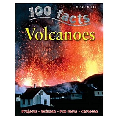 [중고] 100 Facts Volcanoes (Paperback)