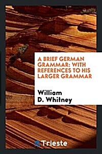 A Brief German Grammar: With References to His Larger Grammar (Paperback)