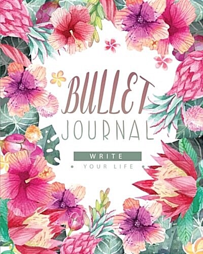 Bullet Journal and Quarterly Planner with Blank Yearly & Monthly Calendar Has Habit Tracker, Size 8x10 150 Page 120 Dot Grid & 15 Lined Pages, Pink an (Paperback)