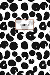Journal: Watercolor Leopard Print 120-Page Notebook (Paperback)