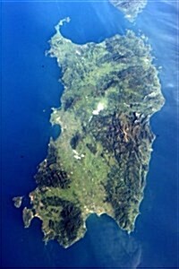 Sardegna, Italy from Space Journal: Take Notes, Write Down Memories in This 150 Page Lined Journal (Paperback)