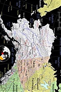 The Map of the State of Alaska Journal: Take Notes, Write Down Memories in This 150 Page Lined Journal (Paperback)