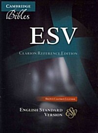 ESV Clarion Reference Bible, Brown Calfskin Leather, ES485:X (Leather Binding)