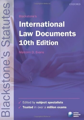 Blackstones International Law Documents (Paperback, 10th)
