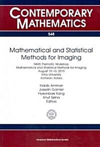 Mathematical and Statistical Methods for Imaging (Paperback)