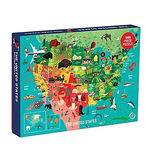 The United States 1000 Piece Family Puzzle (Board Games)