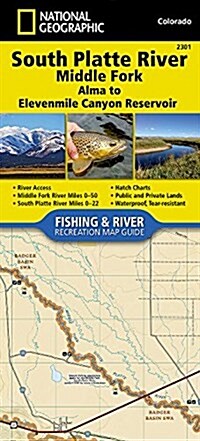 South Platte River [Middle Fork], Alma to Elevenmile Canyon Reservoir Map (Other, 2017)