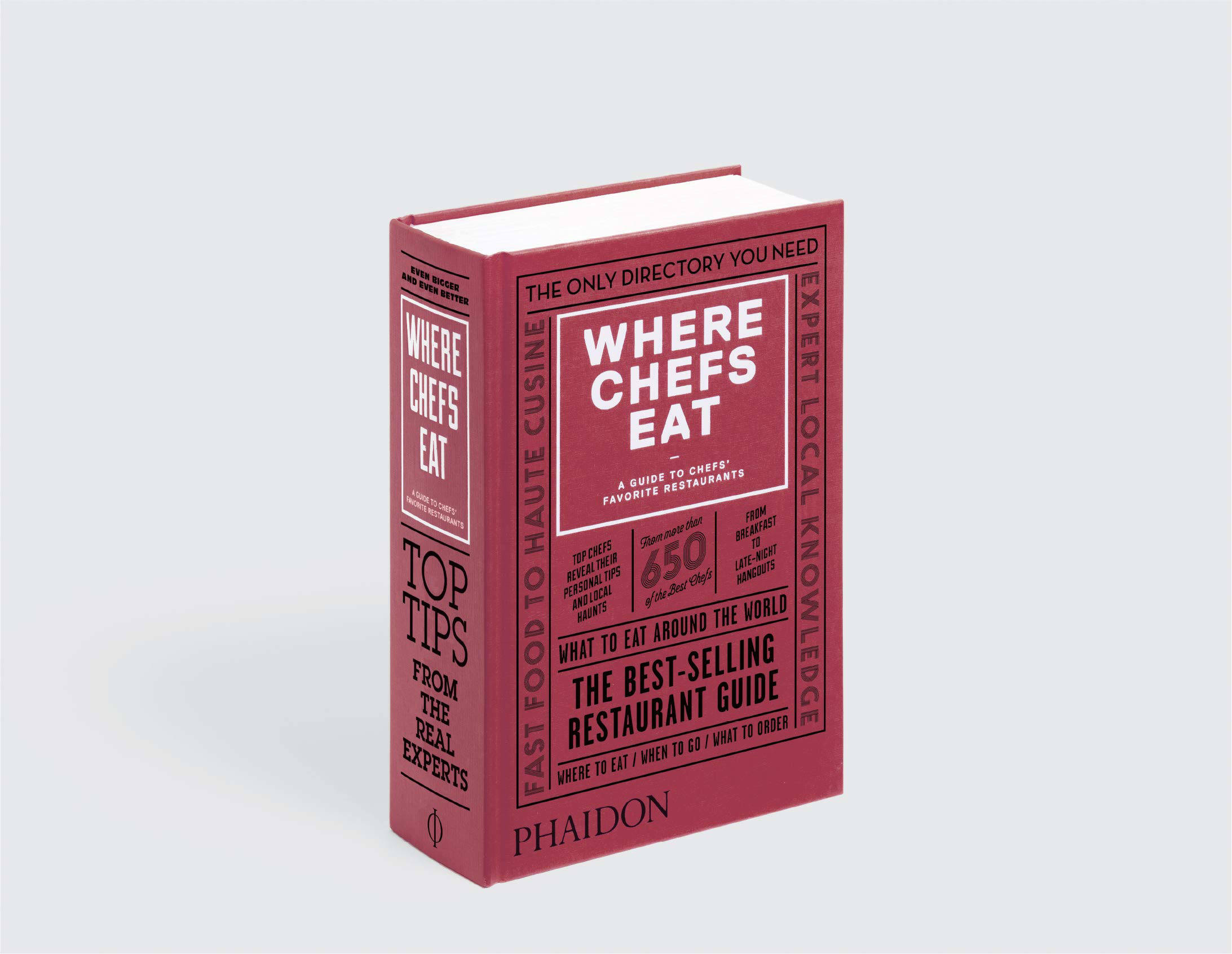 Where Chefs Eat : A Guide to Chefs Favorite Restaurants (Hardcover)