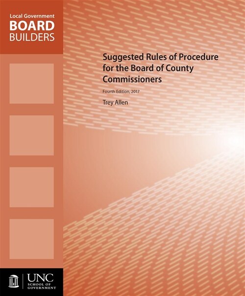 Suggested Rules of Procedure for the Board of County Commissioners (Paperback, 4)