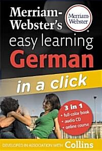 Merriam-Websters Easy Learning German (Paperback, Compact Disc, BOX)
