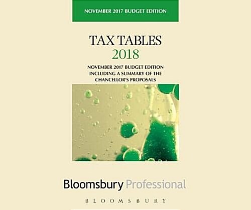 Tax Tables 2018 (Paperback)