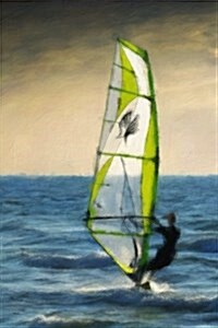 Wind Surfing - Lined Notebook with Margins: 101 Pages, Medium Ruled, 6 X 9 Journal, Soft Cover (Paperback)