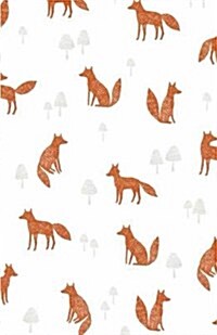 Notebook: Fox and Tree: Pocket Notebook Journal Diary, 120 pages, 5.5 x 8.5 (Notebook Lined, Blank No Lined) (Paperback)
