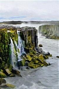 Iceland Waterfall Cascade - Blank Notebook: 101 Pages, 6 X 9 Journal, Soft Cover (Paperback)