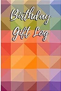 Birthday Gift Log: Blank Planner (Paperback)