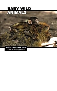 Baby Wild Animals Weekly Planner 2018: 16 Month Calendar (Paperback)