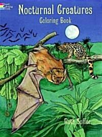 Nocturnal Creatures Coloring Book (Paperback)