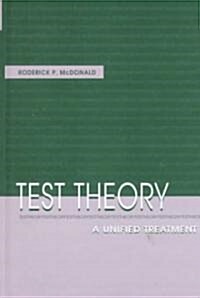 Test Theory: A Unified Treatment (Hardcover)
