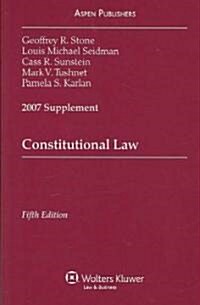 Constitutional Law 2007 (Paperback, Supplement)